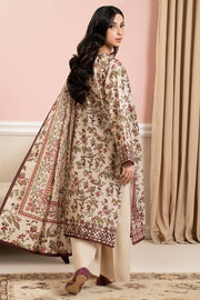Zellbury Summer Embroidered Lawn Unstitched 3Pc Suit WUS25E30678
