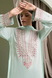 Zellbury Summer Embroidered Lawn Unstitched 3Pc Suit WUS25E30685