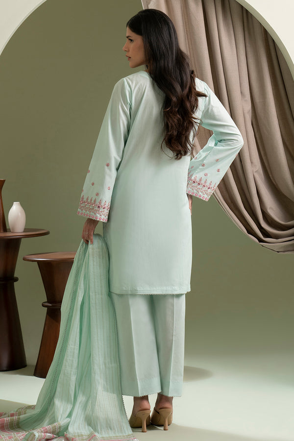 Zellbury Summer Embroidered Lawn Unstitched 3Pc Suit WUS25E30685
