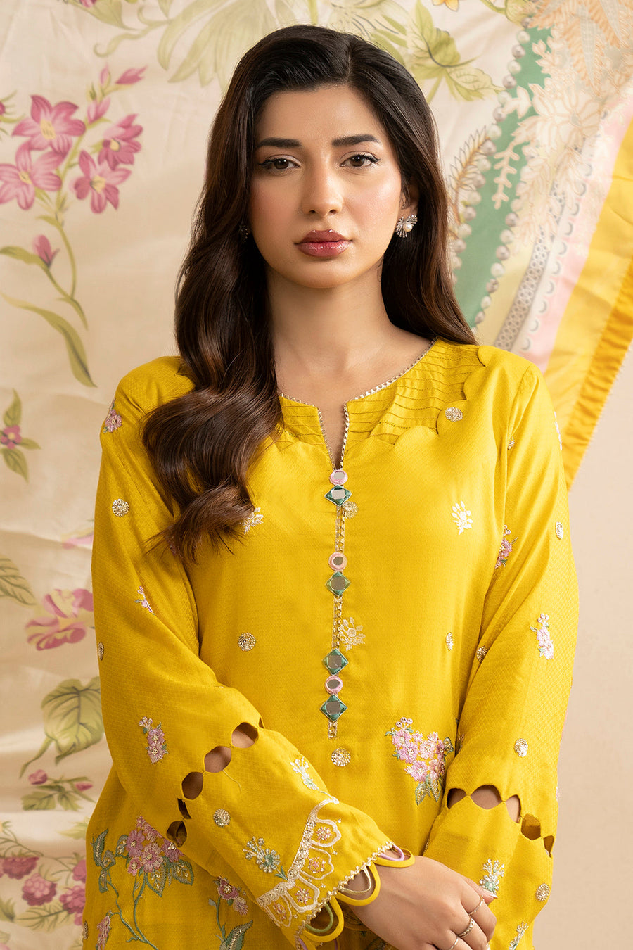 Zellbury Embroidered Lawn Unstitched 3Pc Suit WUS25E30739