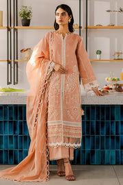 Zellbury Chikankari Embroidered Lawn Unstitched 3Pc Suit WUS25E30803