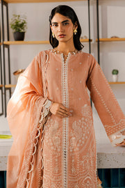 Zellbury Chikankari Embroidered Lawn Unstitched 3Pc Suit WUS25E30803