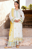 Zellbury Chikankari Embroidered Lawn Unstitched 3Pc Suit WUS25E30804