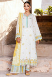 Zellbury Chikankari Embroidered Lawn Unstitched 3Pc Suit WUS25E30804