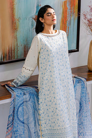 Zellbury Chikankari Embroidered Lawn Unstitched 3Pc Suit WUS25E30805