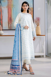 Zellbury Chikankari Embroidered Lawn Unstitched 3Pc Suit WUS25E30805