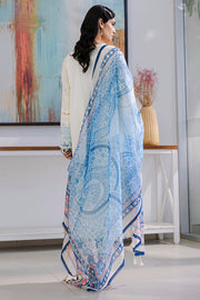 Zellbury Chikankari Embroidered Lawn Unstitched 3Pc Suit WUS25E30805
