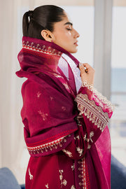 Zellbury Chikankari Embroidered Lawn Unstitched 3Pc Suit WUS25E30810