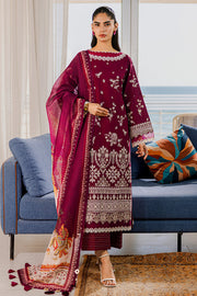 Zellbury Chikankari Embroidered Lawn Unstitched 3Pc Suit WUS25E30810