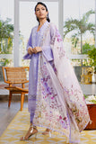 Zellbury Chikankari Embroidered Lawn Unstitched 3Pc Suit WUS25E30811