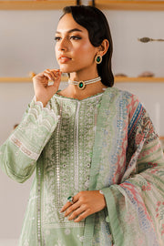 Zellbury Chikankari Embroidered Lawn Unstitched 3Pc Suit WUS25E30812