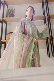 Zellbury Chikankari Embroidered Lawn Unstitched 3Pc Suit WUS25E30812