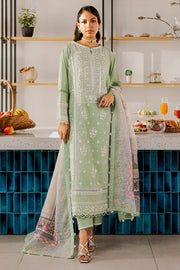 Zellbury Chikankari Embroidered Lawn Unstitched 3Pc Suit WUS25E30812