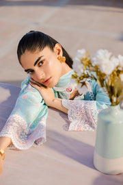 Zellbury Chikankari Embroidered Lawn Unstitched 3Pc Suit WUS25E30813