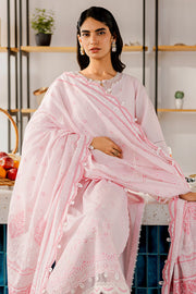 Zellbury Chikankari Embroidered Lawn Unstitched 3Pc Suit WUS25E30807