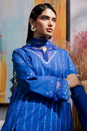 Zellbury Chikankari Embroidered Lawn Unstitched 3Pc Suit WUS25E30815