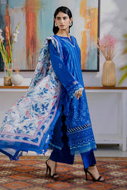 Zellbury Chikankari Embroidered Lawn Unstitched 3Pc Suit WUS25E30815