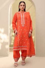 Zellbury Summer Embroidered Lawn Unstitched 3Pc Suit WUS25E30818