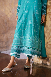 Zellbury Chikankari Embroidered Lawn Unstitched 3Pc Suit WUS25E30823
