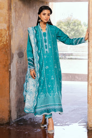 Zellbury Chikankari Embroidered Lawn Unstitched 3Pc Suit WUS25E30823