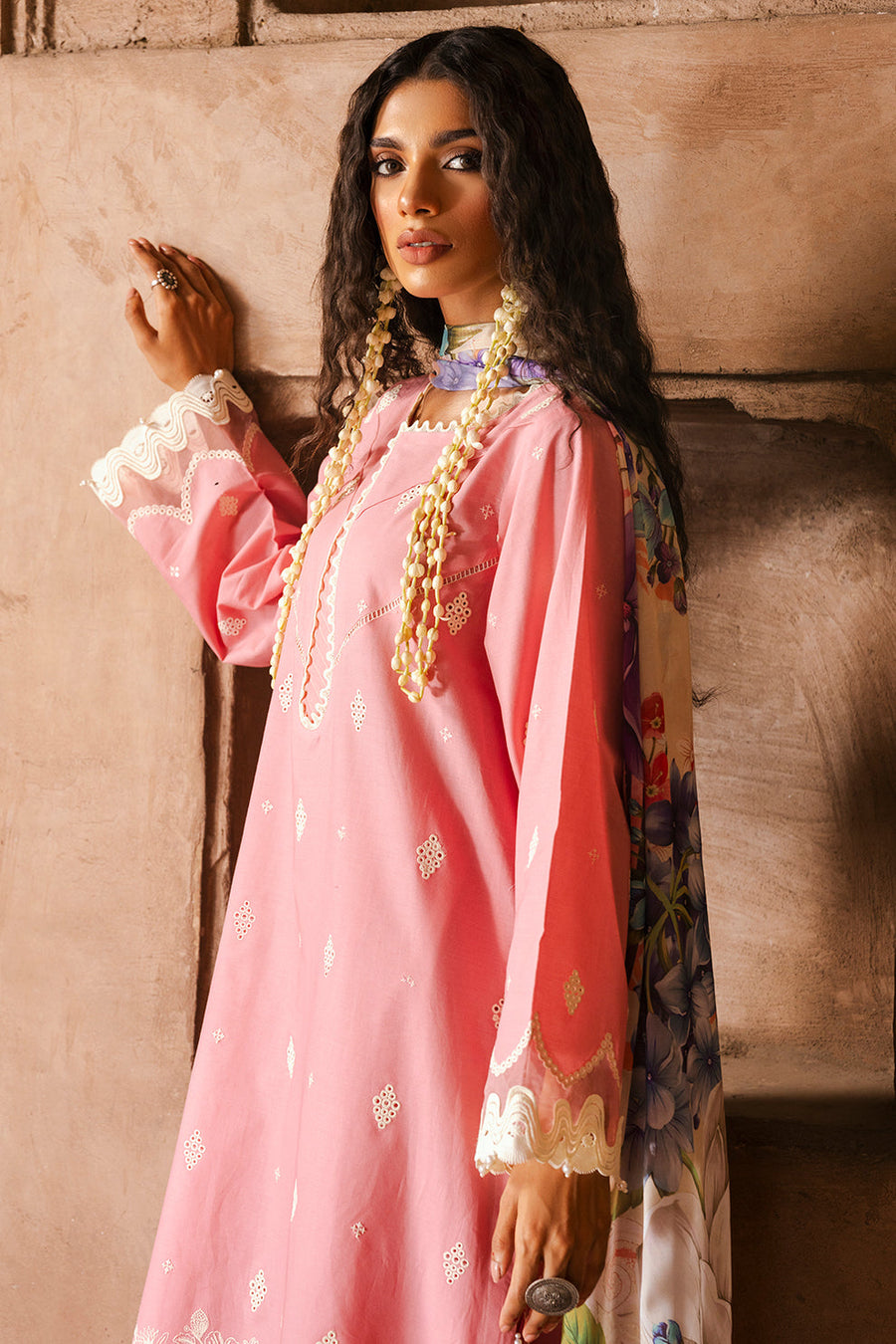 Zellbury Chikankari Embroidered Lawn Unstitched 3Pc Suit WUS25E30825