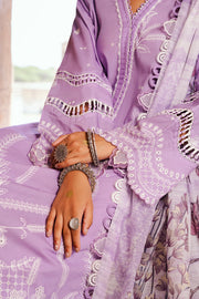 Zellbury Chikankari Embroidered Lawn Unstitched 3Pc Suit WUS25E30827