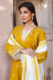 Zellbury Chikankari Embroidered Lawn Unstitched 3Pc Suit WUS25E30829