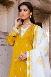 Zellbury Chikankari Embroidered Lawn Unstitched 3Pc Suit WUS25E30829