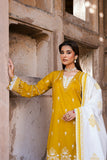Zellbury Chikankari Embroidered Lawn Unstitched 3Pc Suit WUS25E30829