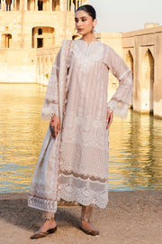 Zellbury Chikankari Embroidered Lawn Unstitched 3Pc Suit WUS25E30833