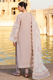 Zellbury Chikankari Embroidered Lawn Unstitched 3Pc Suit WUS25E30833