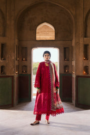 Zellbury Chikankari Embroidered Lawn Unstitched 3Pc Suit WUS25E30835