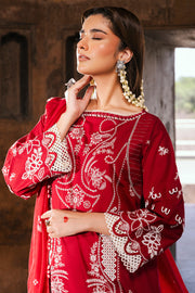 Zellbury Chikankari Embroidered Lawn Unstitched 3Pc Suit WUS25E30837