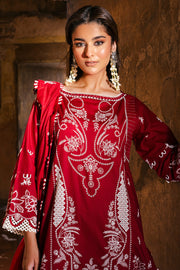 Zellbury Chikankari Embroidered Lawn Unstitched 3Pc Suit WUS25E30837