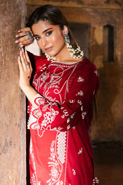 Zellbury Chikankari Embroidered Lawn Unstitched 3Pc Suit WUS25E30837