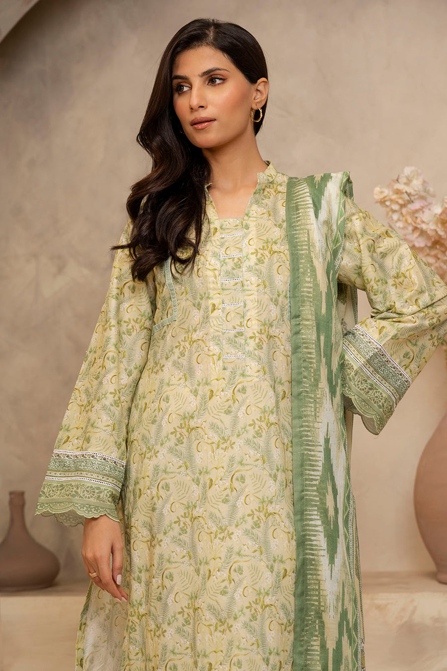 Zellbury Summer Printed Lawn Unstitched 2Pc Suit WUS25X20006