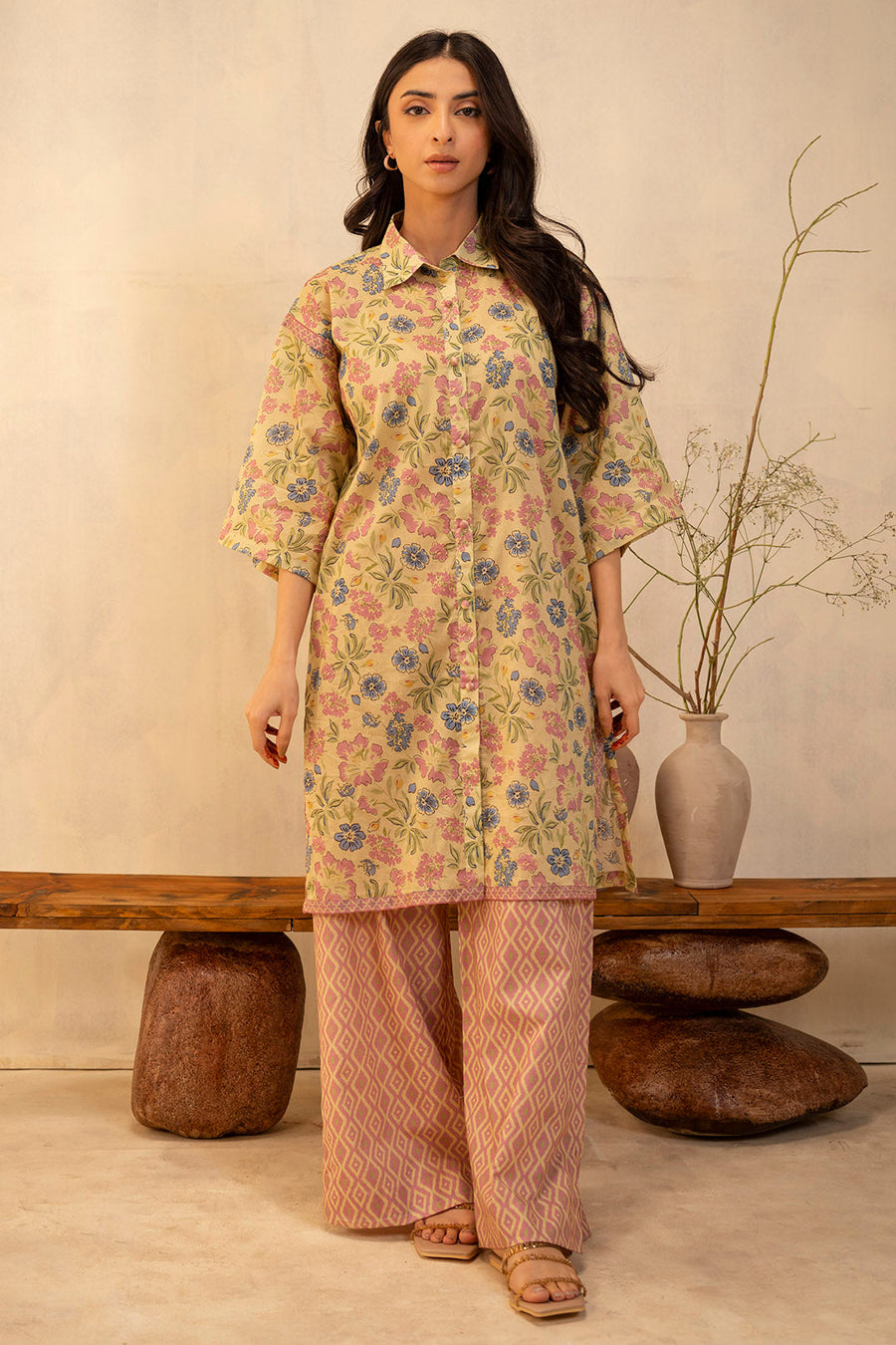 Zellbury Summer Printed Lawn Unstitched 2Pc Suit WUS25X20013