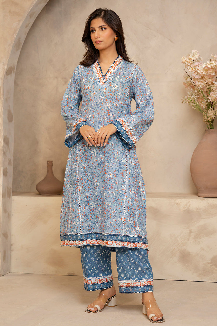 Zellbury Summer Printed Lawn Unstitched 2Pc Suit WUS25X20092