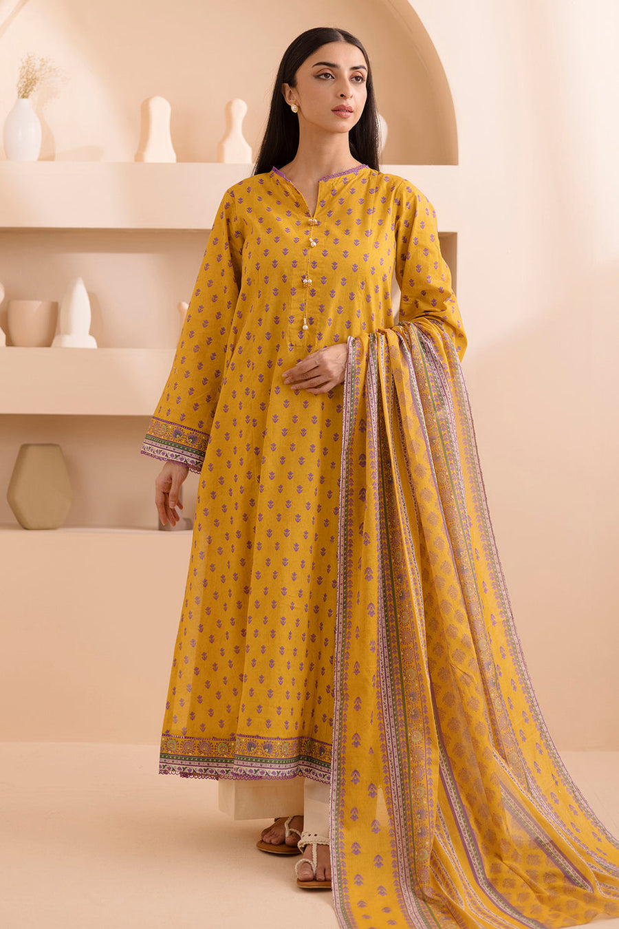 Zellbury Summer Printed Lawn Unstitched 2Pc Suit WUS25X20153