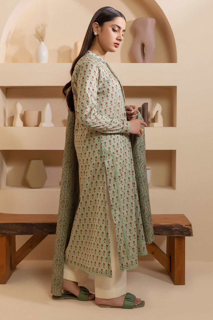 Zellbury Summer Printed Lawn Unstitched 2Pc Suit WUS25X20155