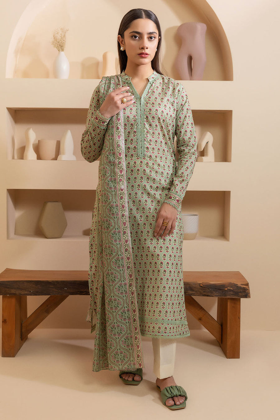 Zellbury Summer Printed Lawn Unstitched 2Pc Suit WUS25X20155