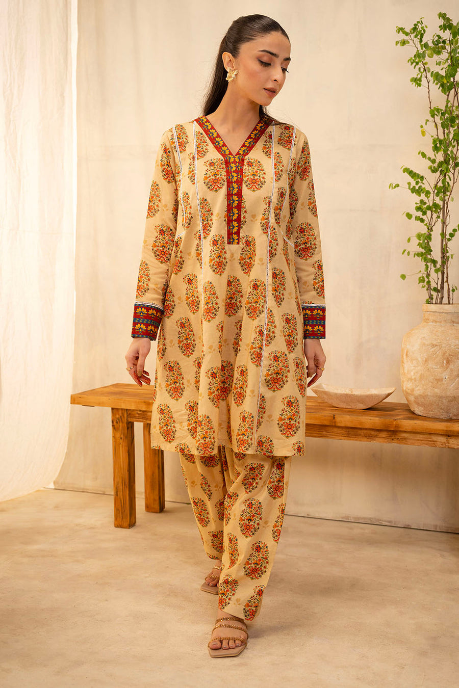 Zellbury Summer Printed Lawn Unstitched 2Pc Suit WUS25X20174