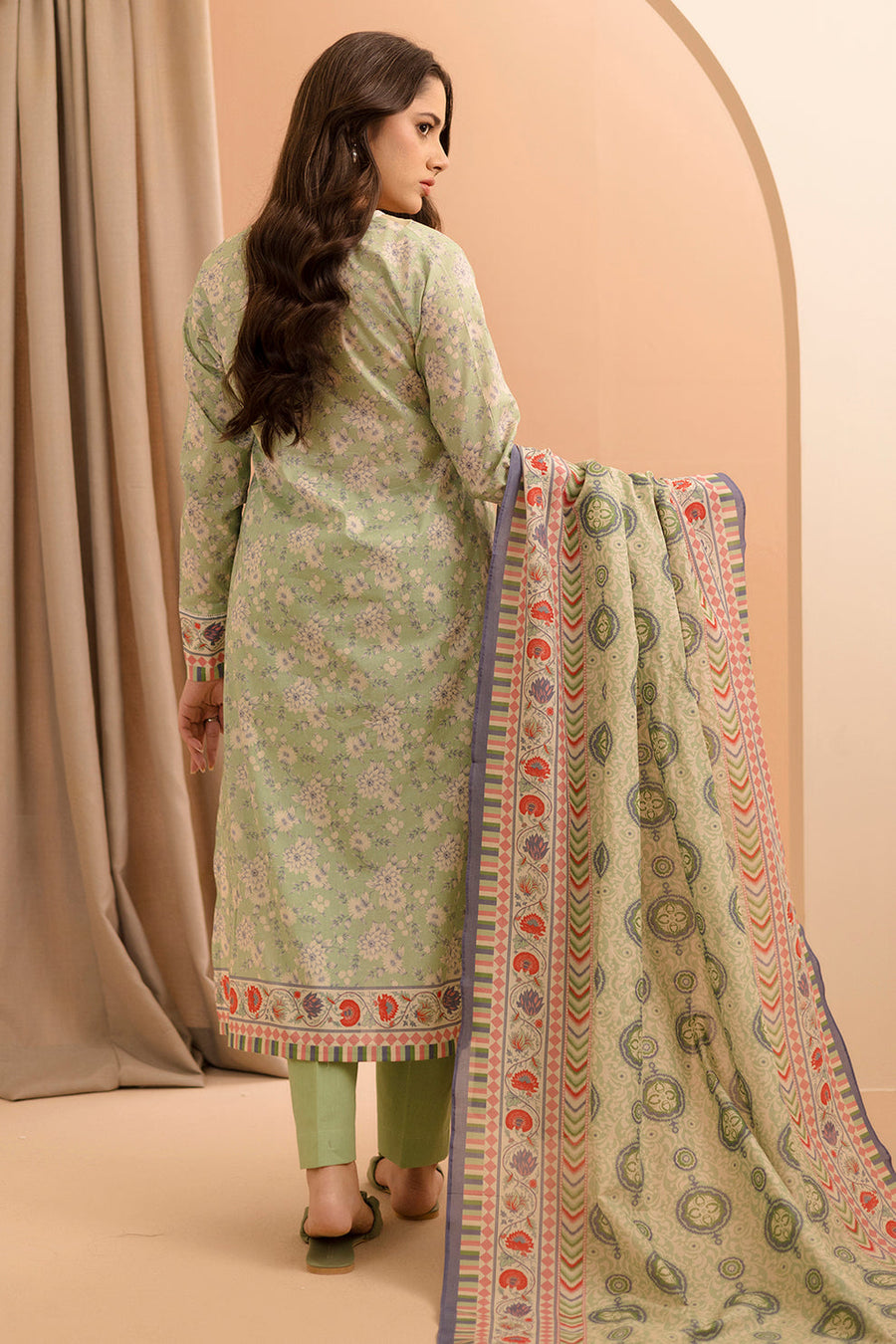 Zellbury Summer Printed Lawn Unstitched 2Pc Suit WUS25X20220