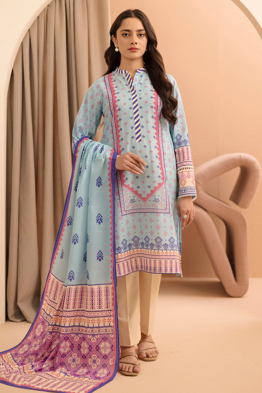 Zellbury Summer Printed Lawn Unstitched 2Pc Suit WUS25X20224