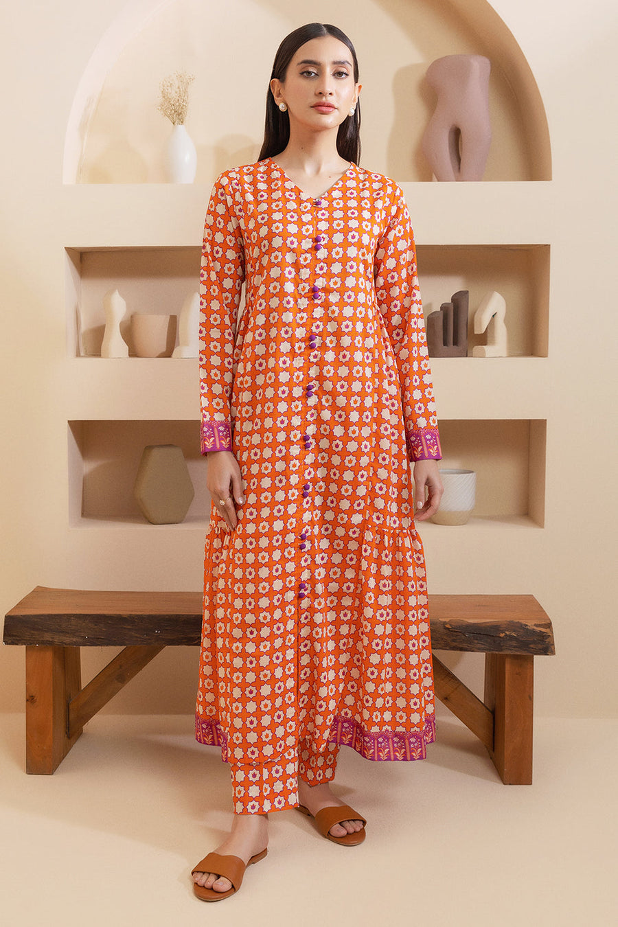 Zellbury Summer Printed Lawn Unstitched 2Pc Suit WUS25X20230
