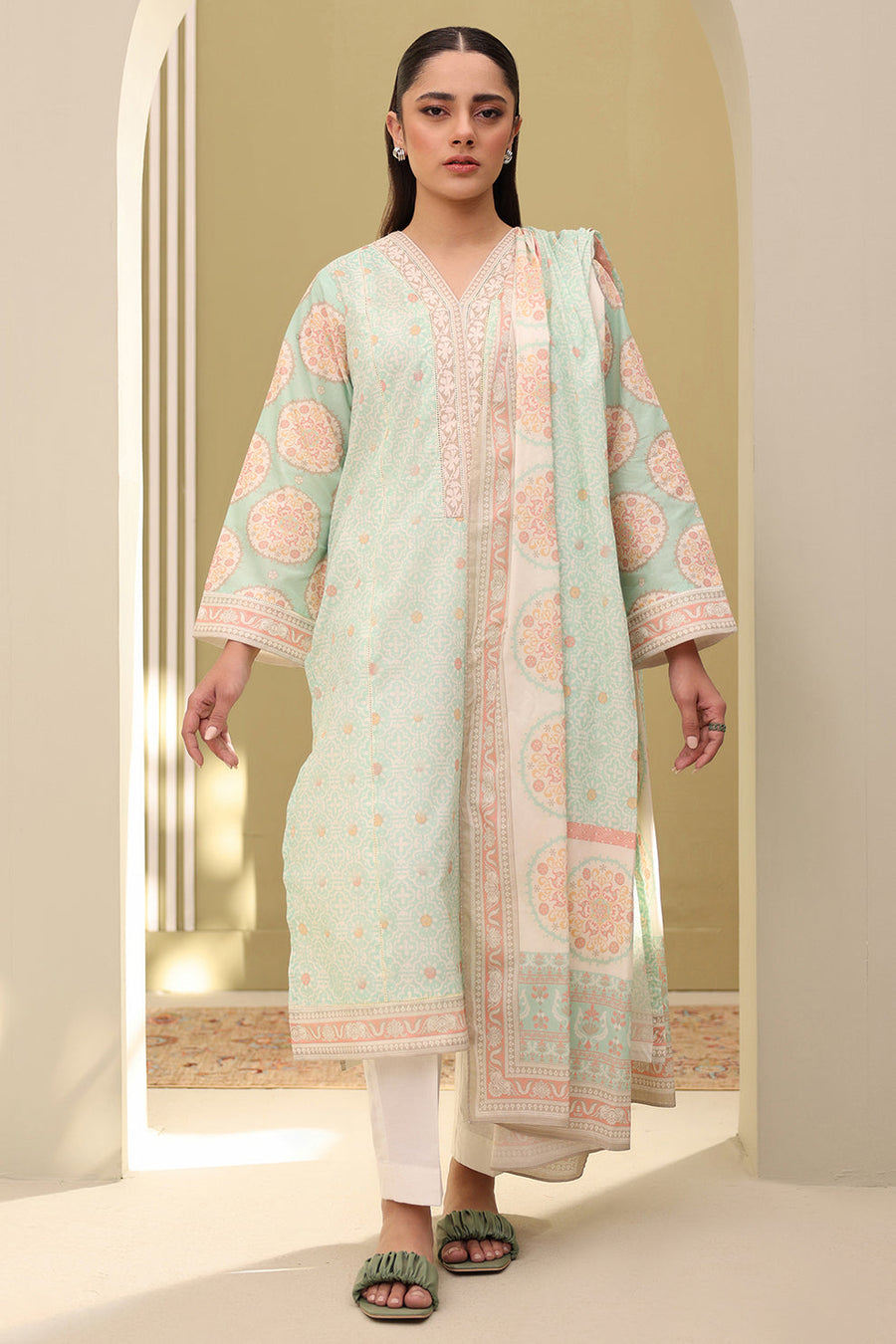 Zellbury Summer Printed Lawn Unstitched 2Pc Suit WUS25X20367