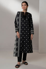 Zellbury Monochrome Printed Lawn Unstitched 2Pc Suit WUS25X20407