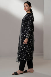 Zellbury Monochrome Printed Lawn Unstitched 2Pc Suit WUS25X20407