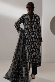 Zellbury Monochrome Printed Lawn Unstitched 2Pc Suit WUS25X20538