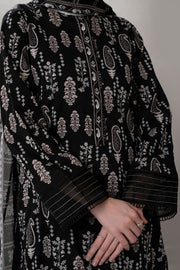 Zellbury Monochrome Printed Lawn Unstitched 2Pc Suit WUS25X20538